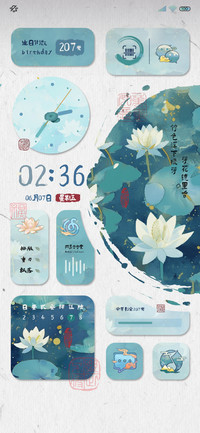 清风荷运 清雅拟态