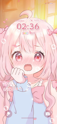 I blushed