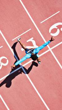 Selected track and field sprints