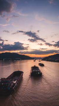 Moving towards the sunset glow