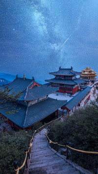 视觉中国-星空建筑