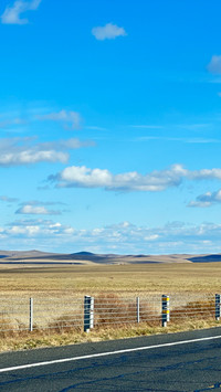 The autumn scenery of hulun buir is intoxicating