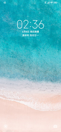浅色清新海滩