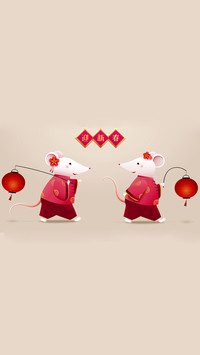 喜迎鼠年-拍信图库