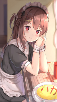 清爽女仆装