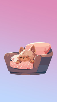 Cute pet illustration