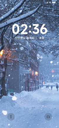时间煮雨 冬季下雪