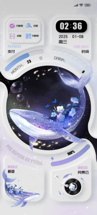 简白拟态鲸归于海