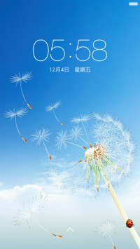 清新蒲公英