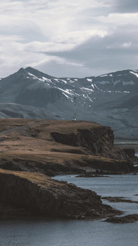 Iceland coastal road