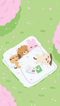 可爱卡通壁纸-锐景创意