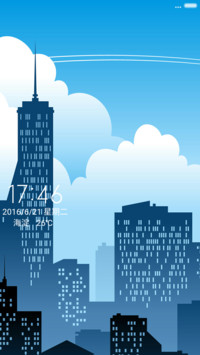 (好评返现+3D重力感应）城市剪影（自由桌面）