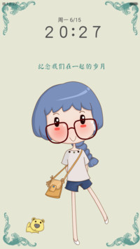 回忆我们的点点滴滴( 唯美主题+多锁屏 +好评返现）
