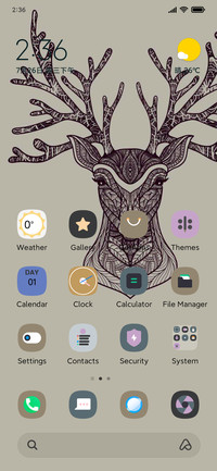 Illustrated deer