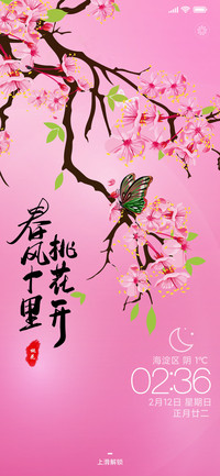 春风十里桃花开
