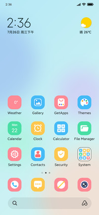 Light blue elegant