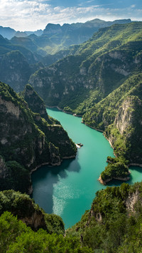 The beauty of mountains and rivers