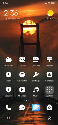 Sunset bridge