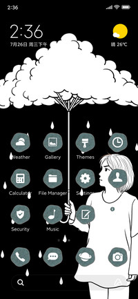 rain cartoon