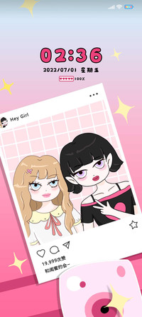 闺蜜甜蜜互动