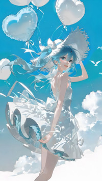 双马尾初音绘四季幻梦