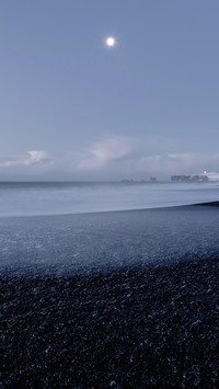 Encountering the tides of black sand beach 2