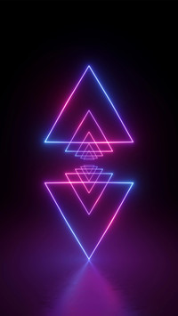 Minimalist abstract geometric creative wallpaper