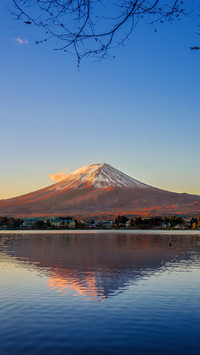 Mount fuji in the early morning 2