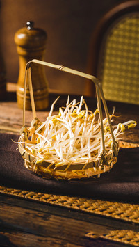 Besides stir frying bean sprouts can also be done this