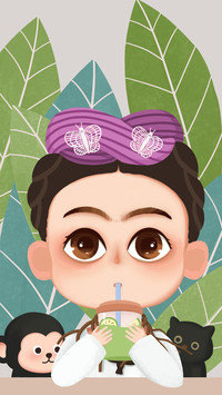 Self portrait of Frieda