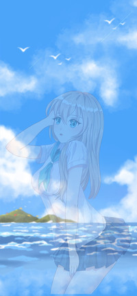 情人节 海滩女友