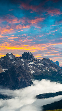 Famous Italian National Park Tre Cime di Lavaredo
