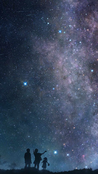 唯美星空风景高清