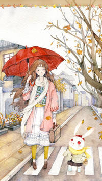 水彩插画