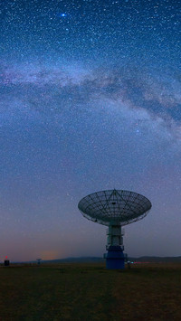 锡林郭勒现璀璨星空