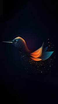 Creative Black Bird