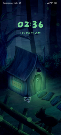 Dark Lake Forest