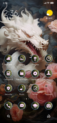 dragon white