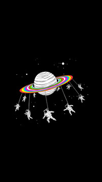 Space Astronauts Go Round