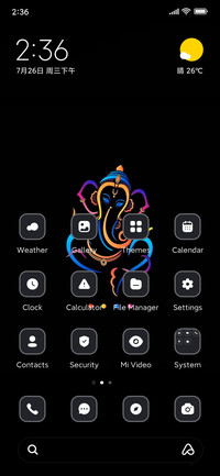 Colorful Ganesha