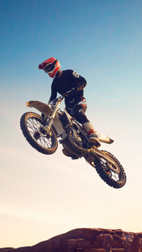 Motofreestyle during Sunset