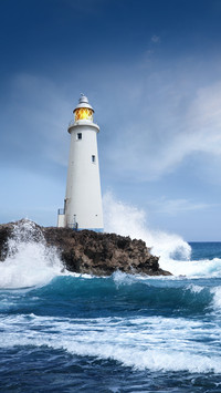 White lighthouse