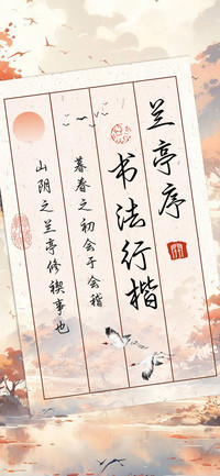 兰亭序书法行楷