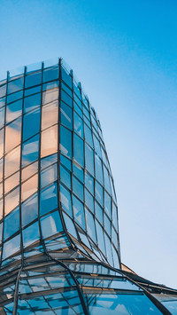Modern high-rise buildings