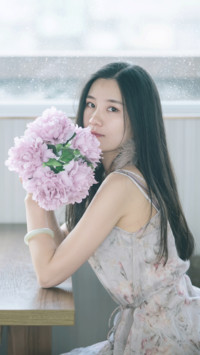 鲜花美女-站酷