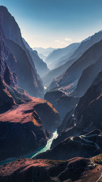 Jinsha river grand canyon