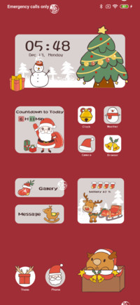 Merry Xmas widget