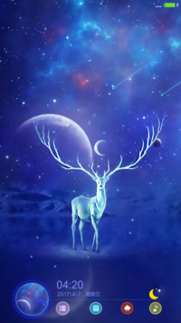 星空的麋鹿