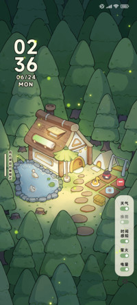 森林小木屋时间感知