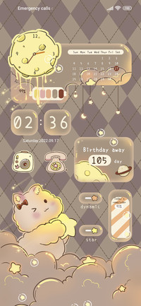 retro moon bunny